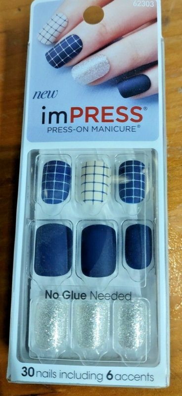 Kiss imPRESS Press-On Manicure One Step False Nails + Accents U PICK COLOR New!!