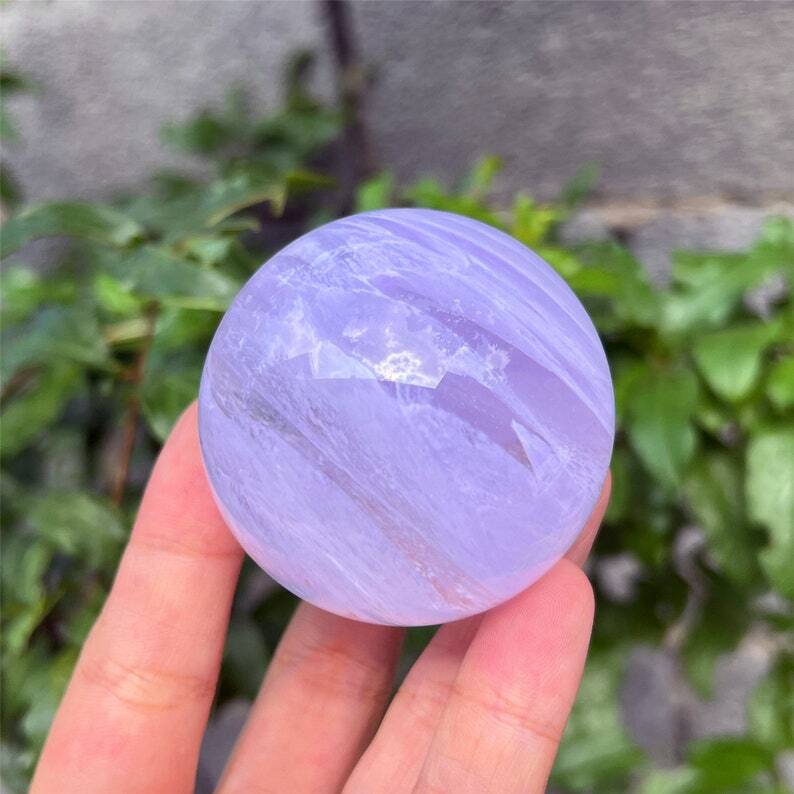 ,Pink Clear Melting stone sphere quartz reiki healing augury Crystal gifts 1pc