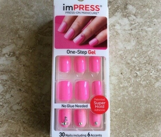 Kiss imPRESS Press-On Manicure One Step False Nails + Accents U PICK COLOR New!!