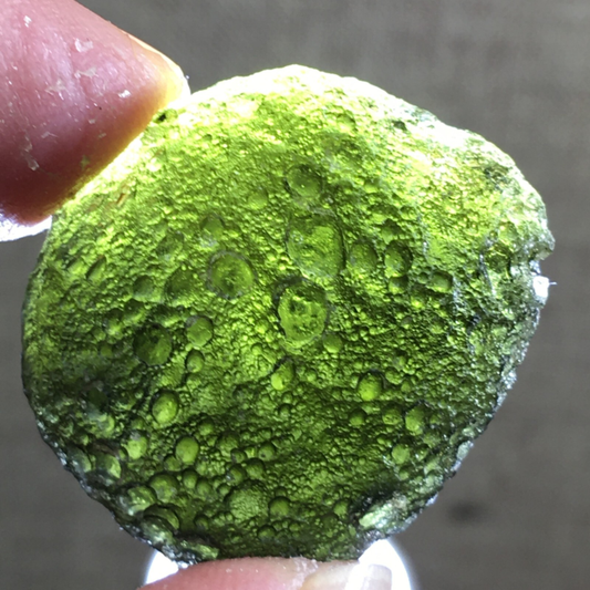 50.2Ct MOLDAVITE From Czech Republic From Meteorite Impact With Chips