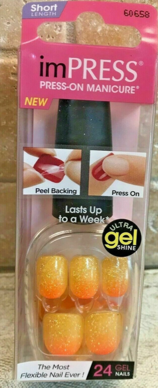 Kiss imPRESS Press-On Manicure One Step False Nails + Accents U PICK COLOR New!!