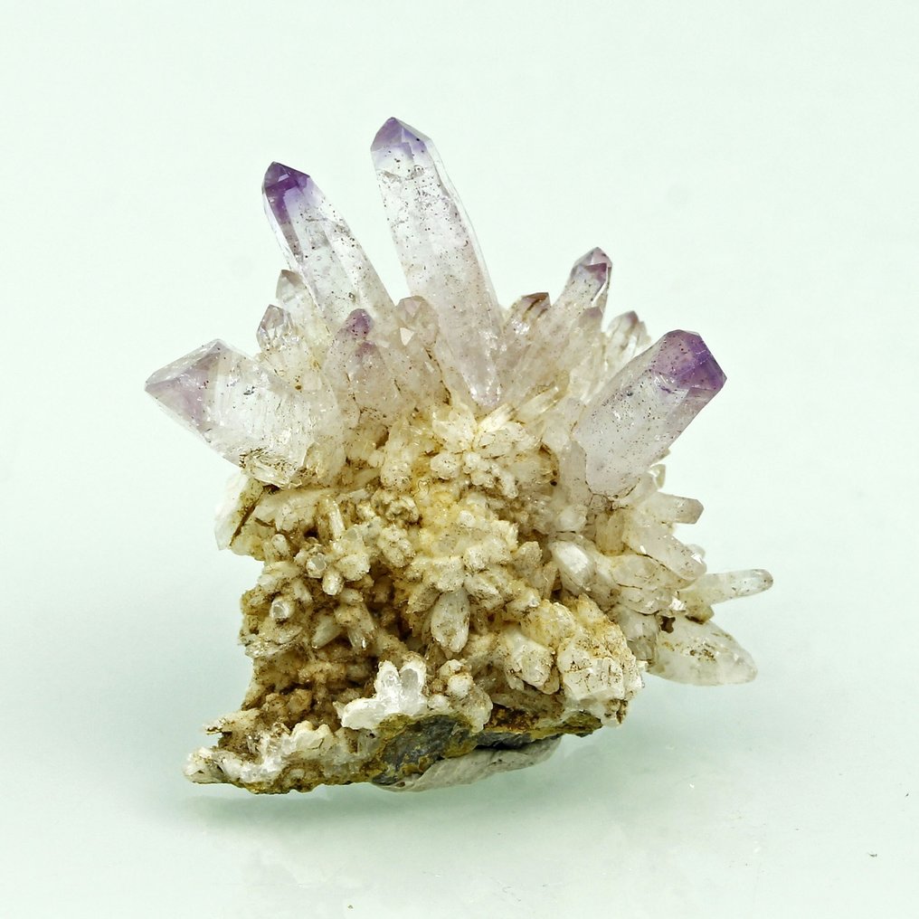High Quality! Twin Amethyst Crystals - Height: 2.5 cm - Width: 2.8 cm- 6 g