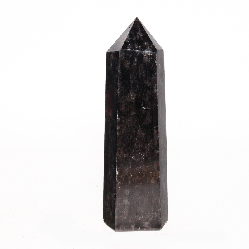 780g Natural Fireworks Stone Obelisk Quartz Tower Crystal Wand Point Healing