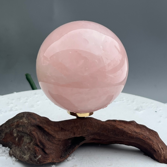 225g Natural powder crystal Ball Quartz Crystal Sphere Reiki Healing