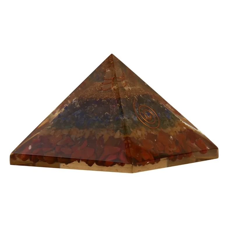 Orgone Chakra Pyramid 7 Chakr Energy Generator Orgonit Pyramid Free Shipping