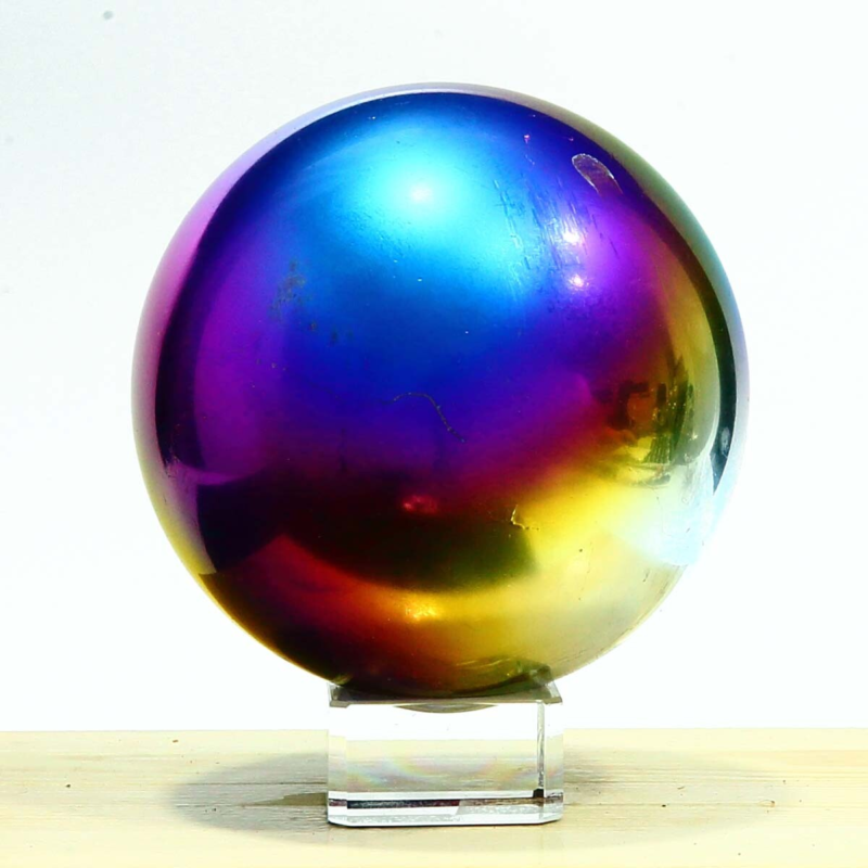 5000g Natural Crystal Electroplated Rainbow Crystal Ball Quartz Sphere Healing