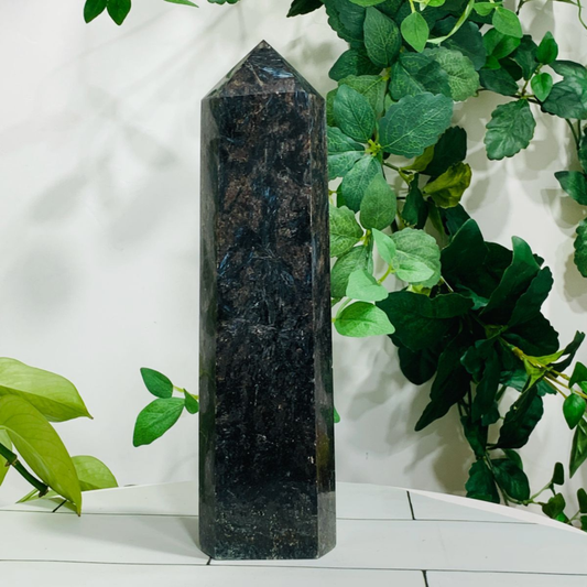 1338g Natural Firework Stone Quartz Obelisk Crystal Wand Point Tower Healing
