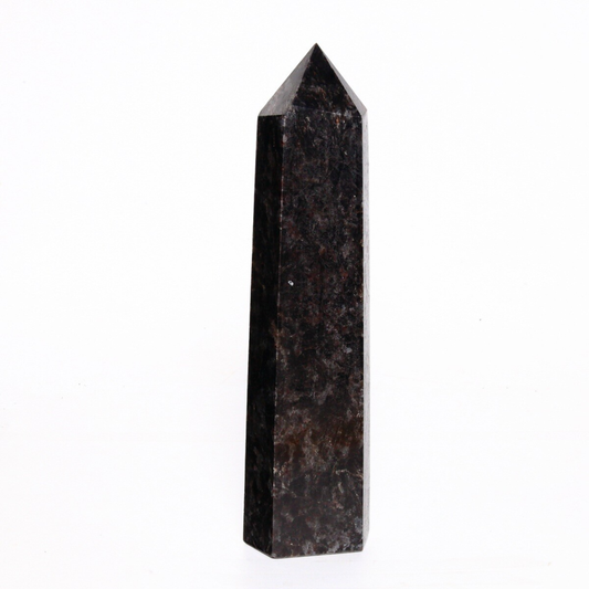 961g Natural Fireworks Stone Obelisk Quartz Tower Crystal Wand Point Healing