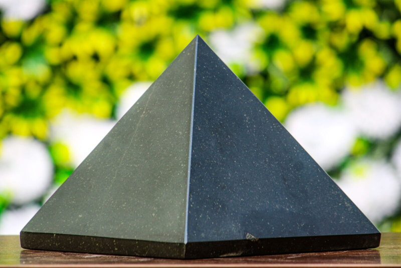 Large 20CM Natural Black Tourmaline  Stone Crystal Healing Energy Chakra Pyramid
