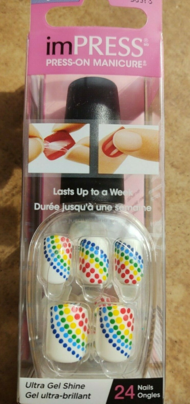 Kiss imPRESS Press-On Manicure One Step False Nails + Accents U PICK COLOR New!!