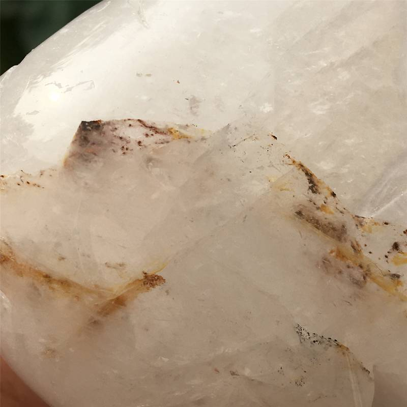 0.39kg Natural clear quartz skull carved Quartz Crystal skull Healing