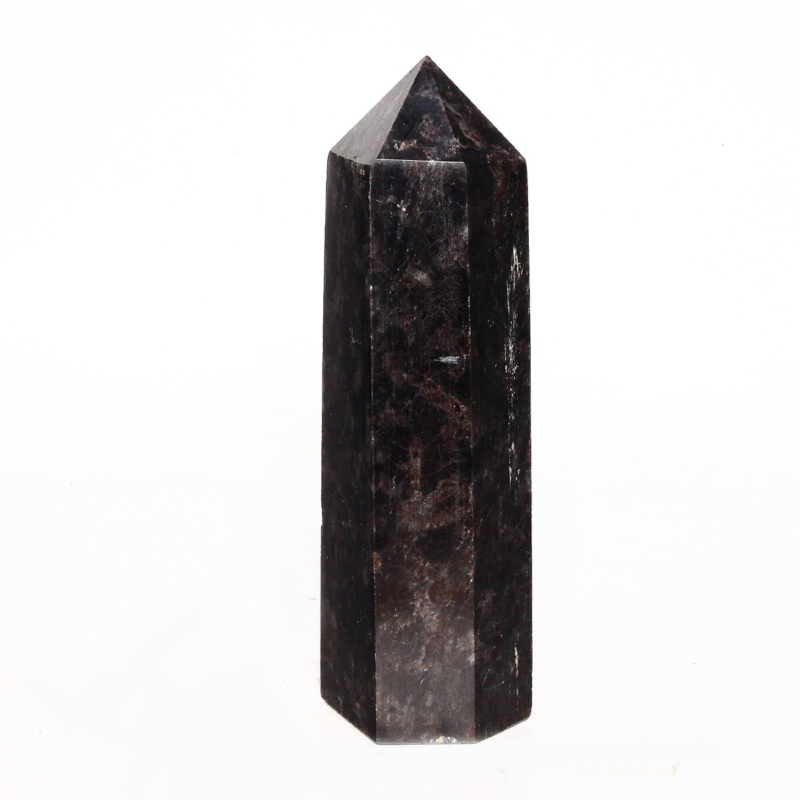 780g Natural Fireworks Stone Obelisk Quartz Tower Crystal Wand Point Healing