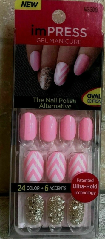 Kiss imPRESS Press-On Manicure One Step False Nails + Accents U PICK COLOR New!!