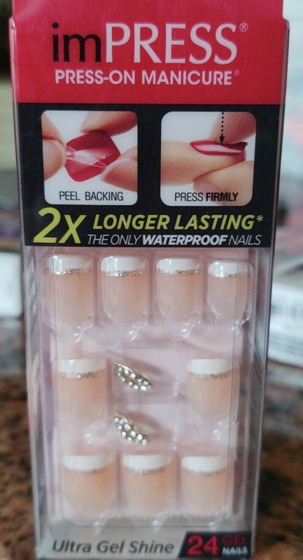 Kiss imPRESS Press-On Manicure One Step False Nails + Accents U PICK COLOR New!!