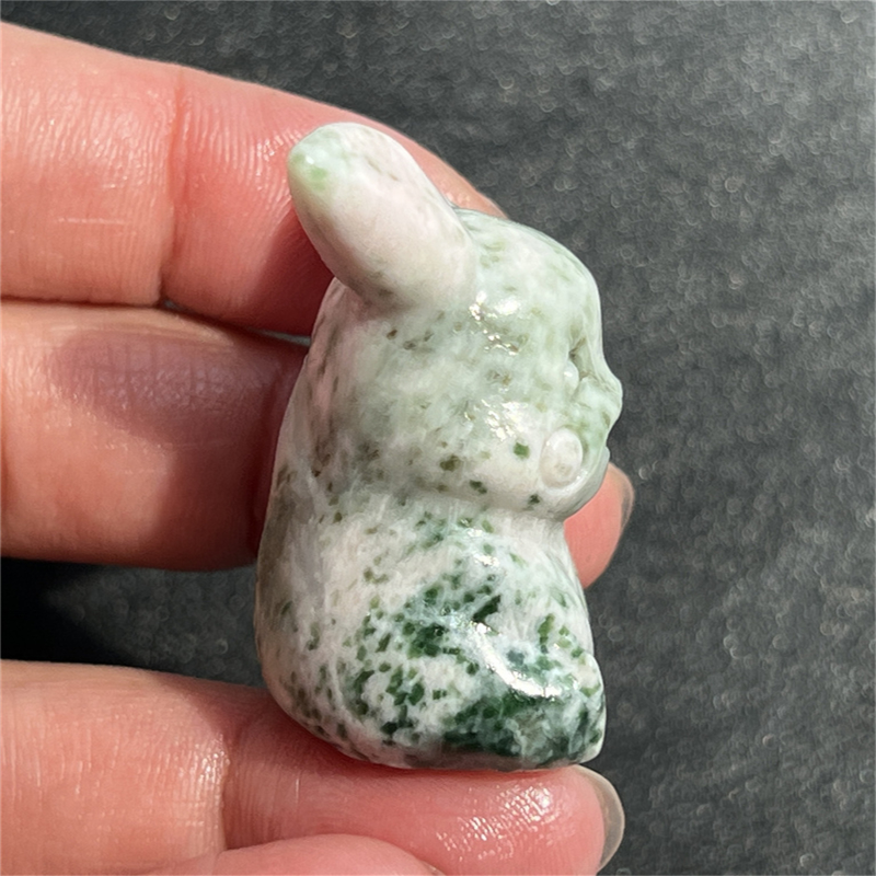 1.5" Natural quartz carved Pikachu skull Quartz crystal skull reiki healing