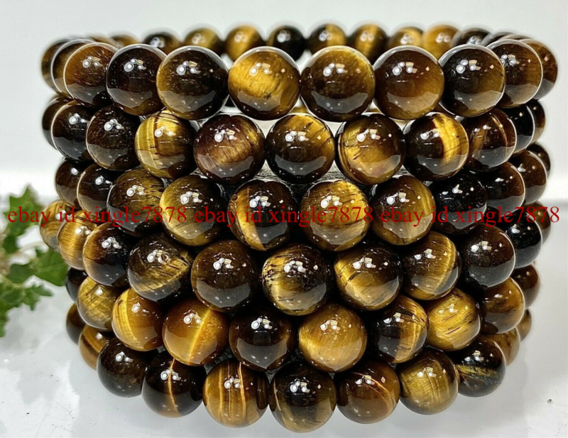 Wholesale Lots 6 Pcs 7.5" Natural Crystal Healing Gemstone Stretch Bracelet