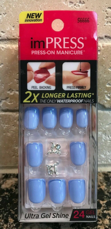 Kiss imPRESS Press-On Manicure One Step False Nails + Accents U PICK COLOR New!!