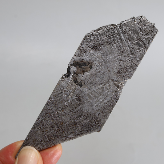59g Iron meteorite, Muonionalusta iron meteorite slice, Natural Meteorite J295