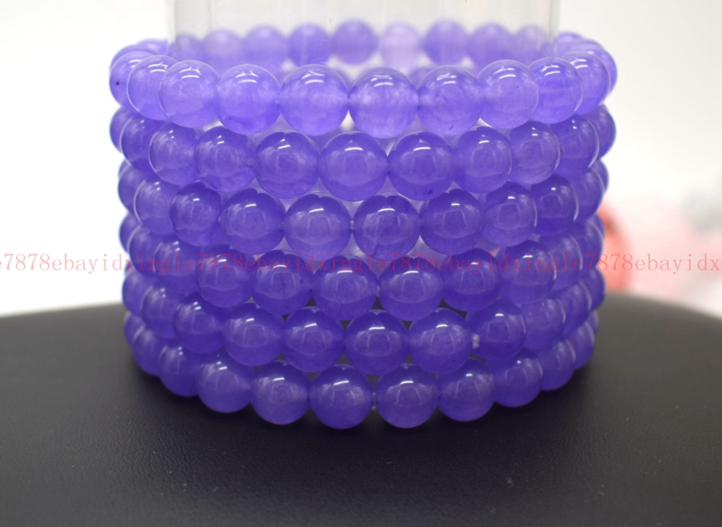 Wholesale Lots 6 Pcs 7.5" Natural Crystal Healing Gemstone Stretch Bracelet