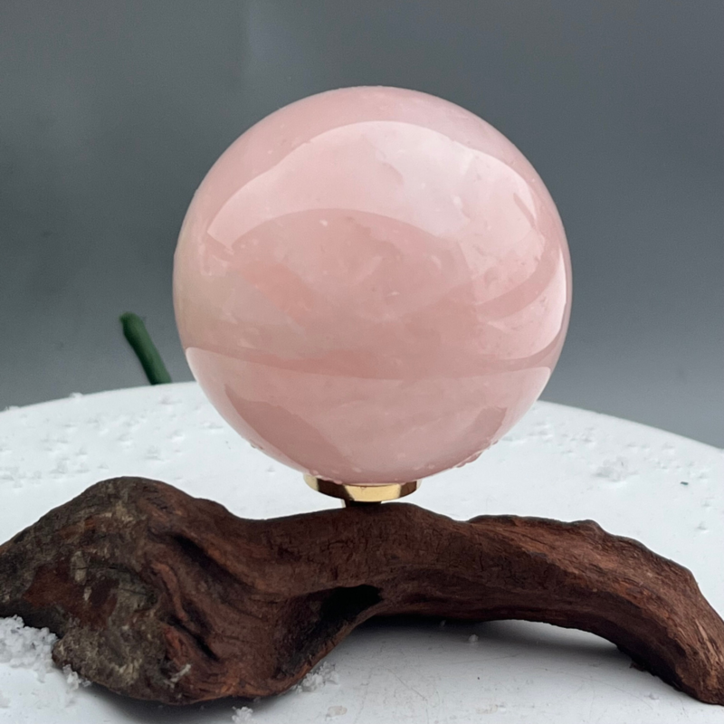 225g Natural powder crystal Ball Quartz Crystal Sphere Reiki Healing