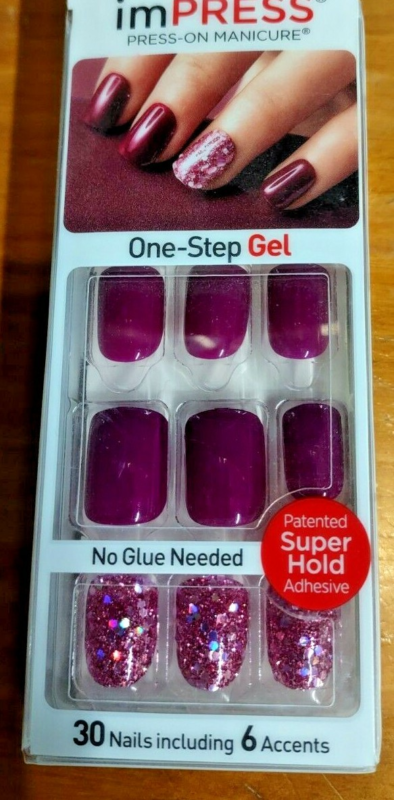 Kiss imPRESS Press-On Manicure One Step False Nails + Accents U PICK COLOR New!!