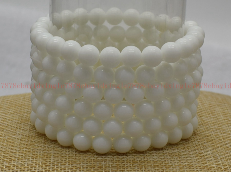 Wholesale Lots 6 Pcs 7.5" Natural Crystal Healing Gemstone Stretch Bracelet