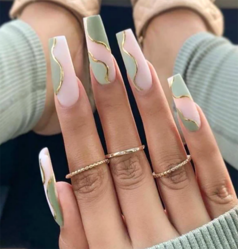 24 Piece Nail Art Press On Tips Fake Nail Tips False Nails Pick Your Style!