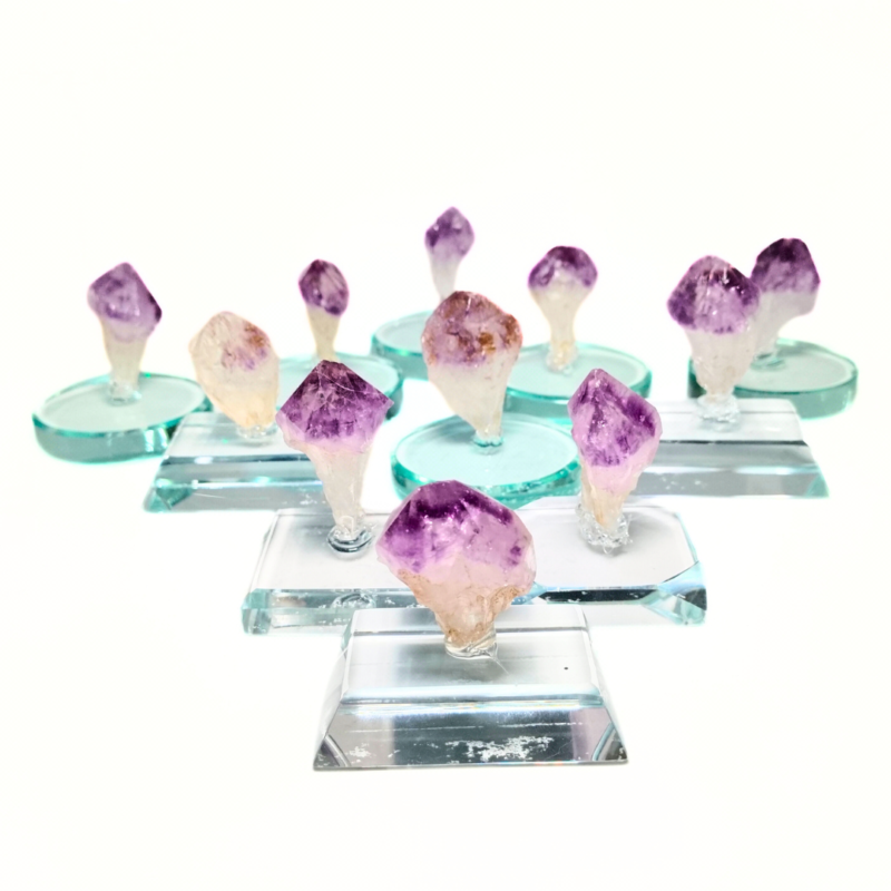 Natural Shape Random Raw Amethyst Crystals Stone Piece for Collection 1 pc 1 Oz