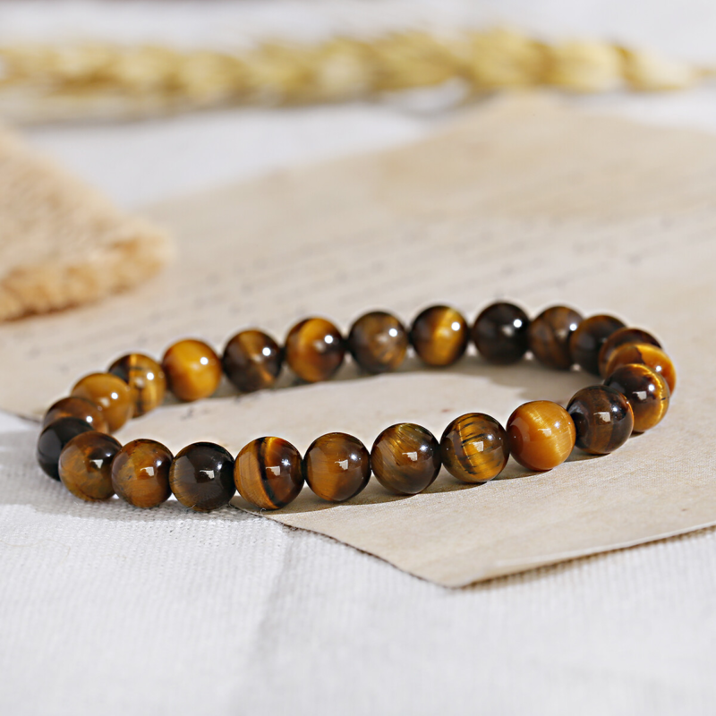 Natural Tiger Eye Stone Beads Necklaces Men Fashion Meditation Yoga Necklace