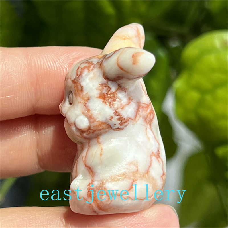 1.5" Natural quartz carved Pikachu skull Quartz crystal skull reiki healing