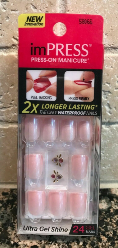 Kiss imPRESS Press-On Manicure One Step False Nails + Accents U PICK COLOR New!!