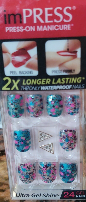 Kiss imPRESS Press-On Manicure One Step False Nails + Accents U PICK COLOR New!!