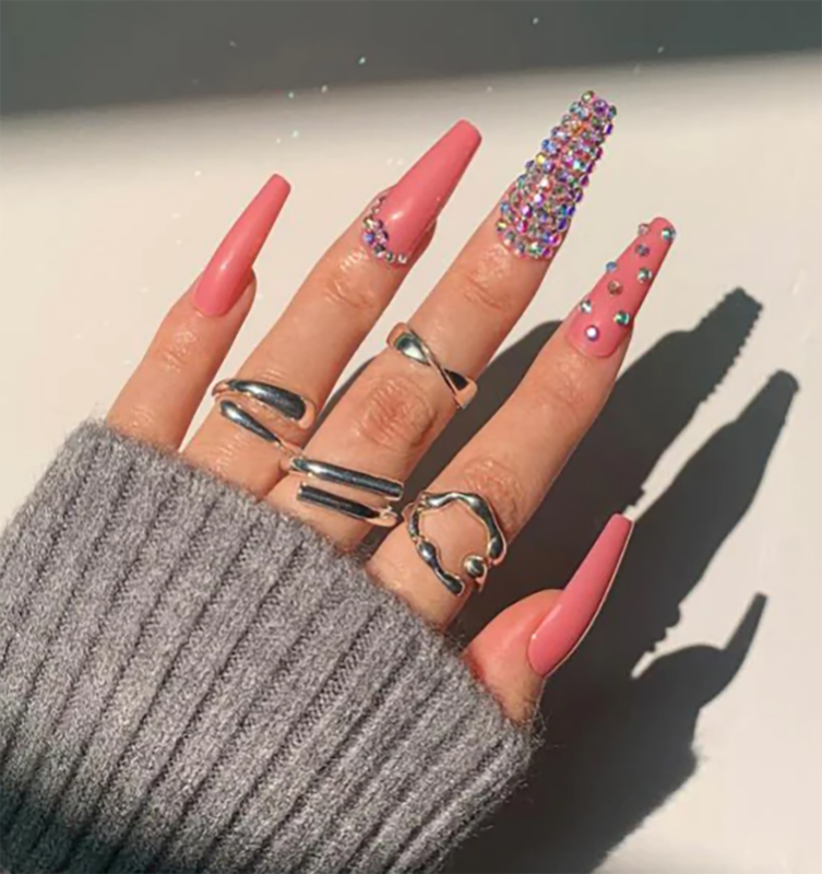 24 Piece Nail Art Press On Tips Fake Nail Tips False Nails Pick Your Style!