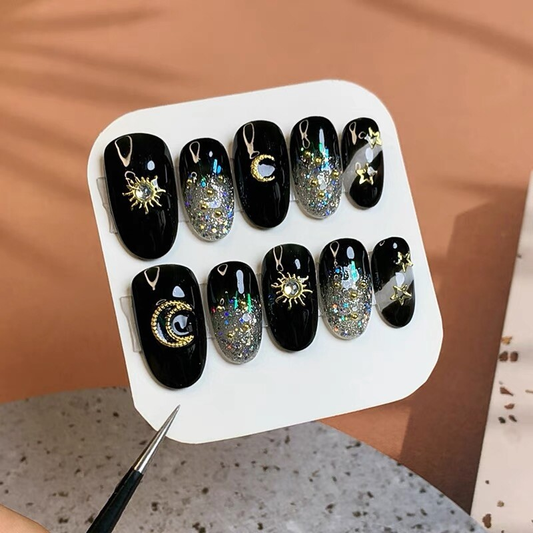 Emerald Dreams - Handmade Press-on Nails