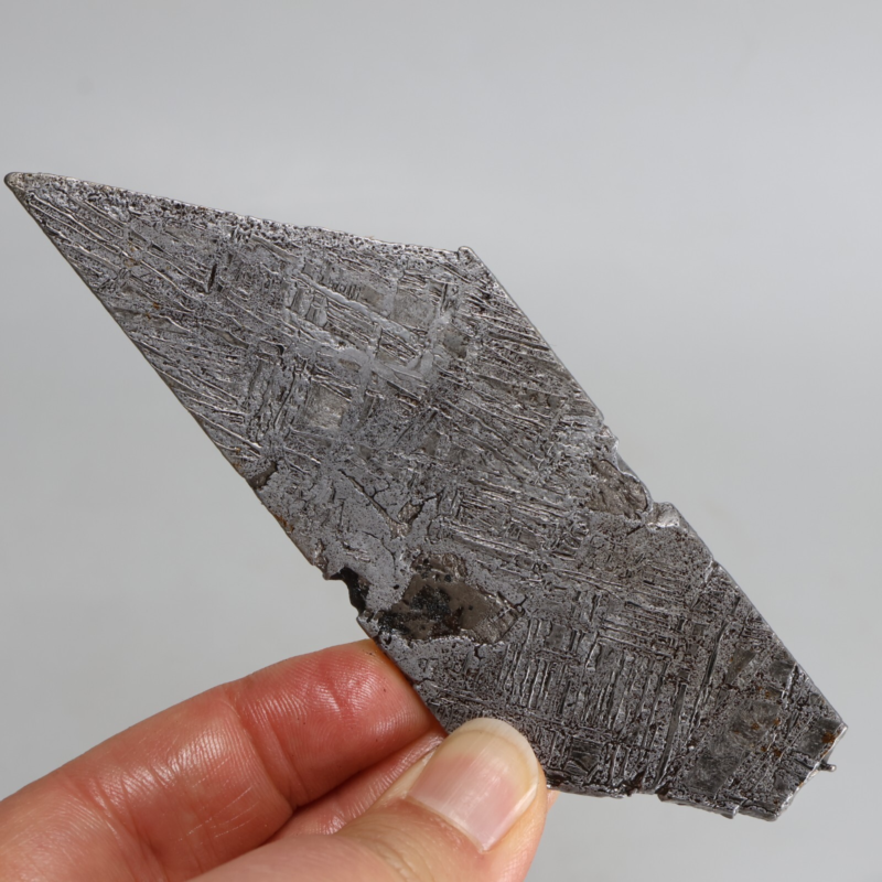 59g Iron meteorite, Muonionalusta iron meteorite slice, Natural Meteorite J295