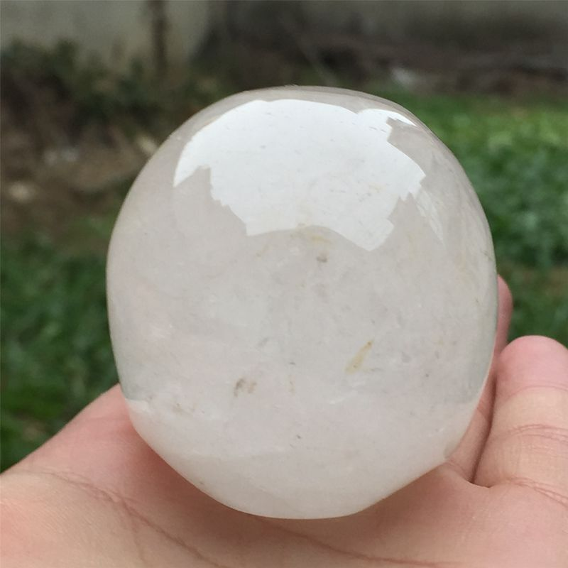 0.24kg Natural clear quartz skull carved Quartz Crystal skull Healing