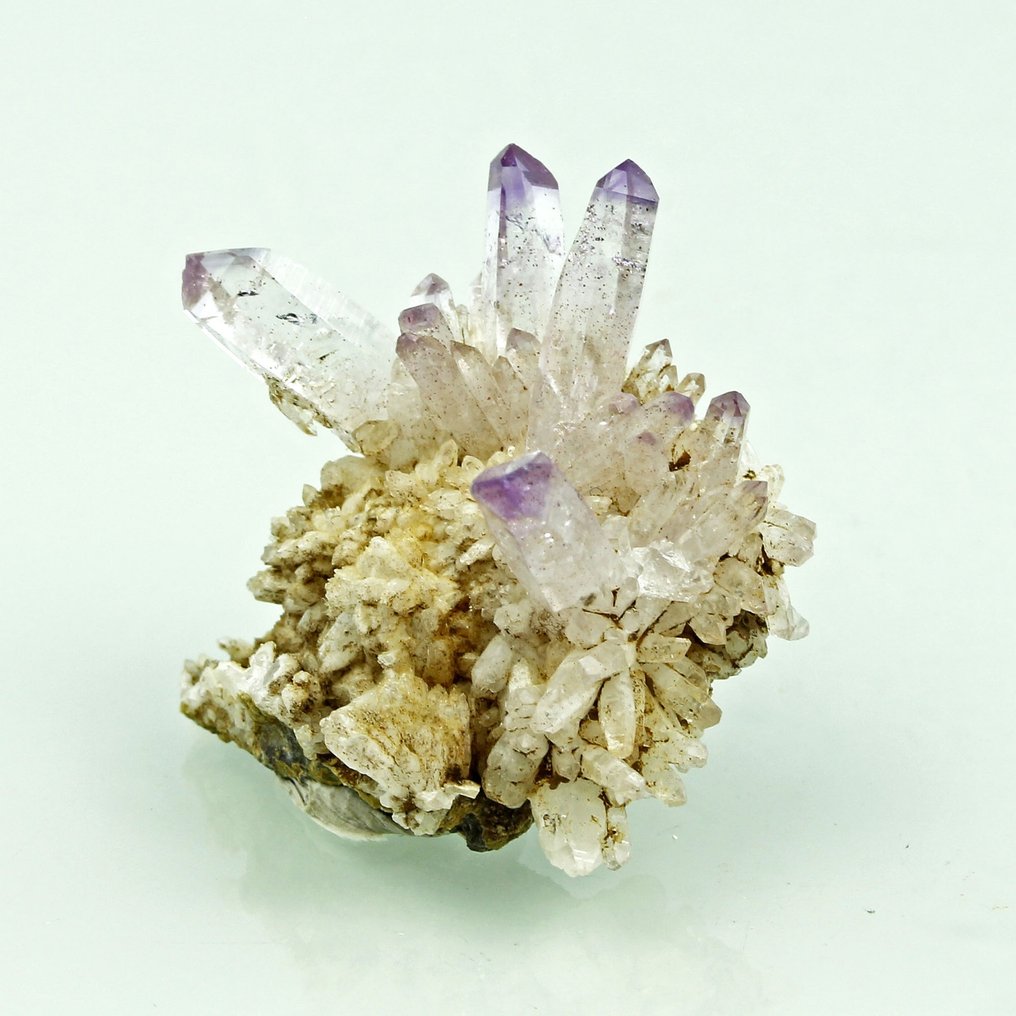 High Quality! Twin Amethyst Crystals - Height: 2.5 cm - Width: 2.8 cm- 6 g