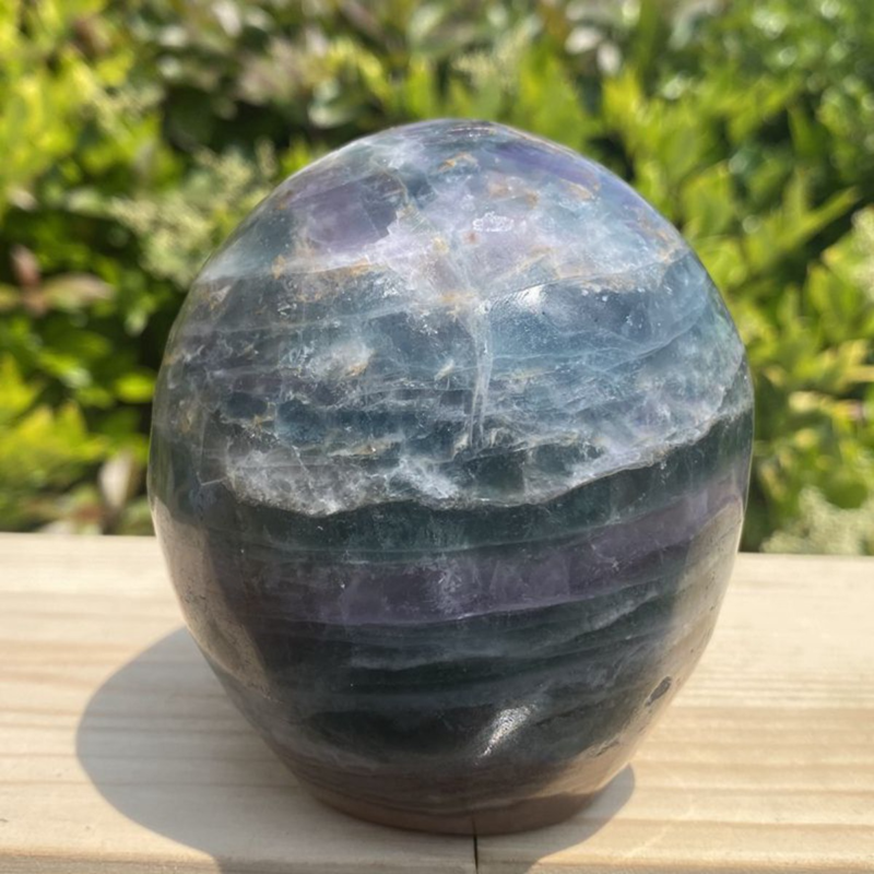 1257g Natural Beantiful Fluorite Quartz Skull Hand Carved Crystal Healing Skull