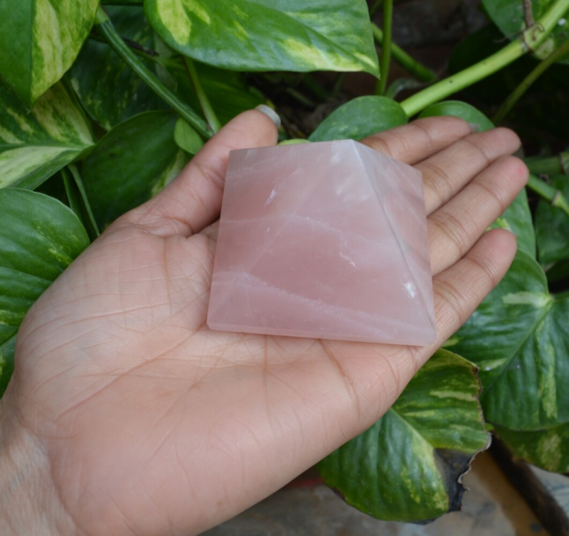 Chakra Pyramid Stone Crystal Yoga Healing NATURAL Spirituality Specimen~I-4842
