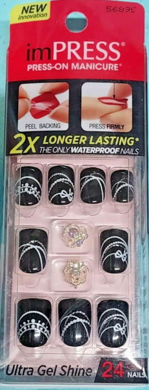 Kiss imPRESS Press-On Manicure One Step False Nails + Accents U PICK COLOR New!!