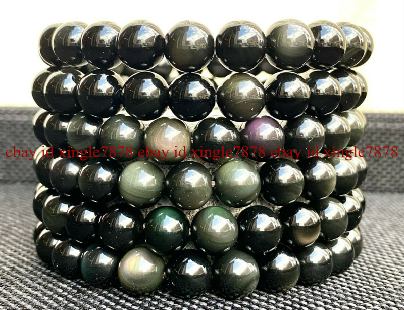 Wholesale Lots 6 Pcs 7.5" Natural Crystal Healing Gemstone Stretch Bracelet