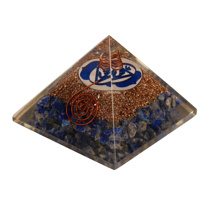 Lapis Lazuli Orgone Pyramid Positive Energy Generator Free Shipping