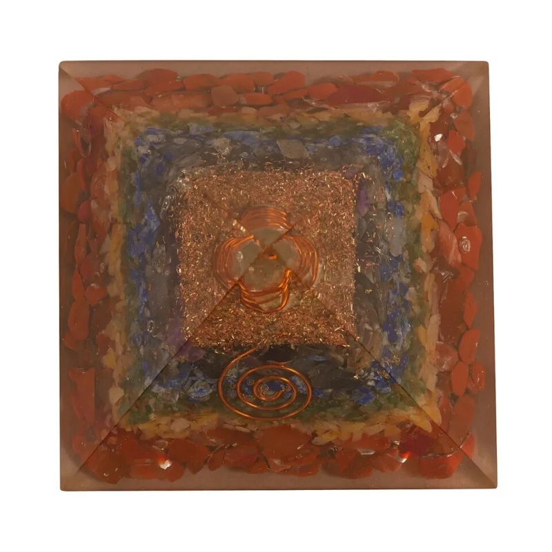 Orgone Chakra Pyramid 7 Chakr Energy Generator Orgonit Pyramid Free Shipping