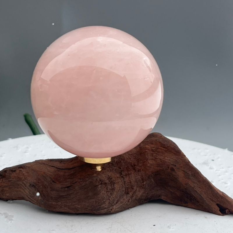 225g Natural powder crystal Ball Quartz Crystal Sphere Reiki Healing