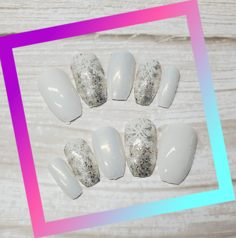 24 Piece Nail Art Press On Tips Fake Nail Tips False Nails Pick Your Style!