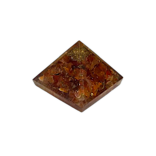 20-25MM Carneline Crystal Mini Pyramid Chakra Reiki Healing Meditation Orgonite