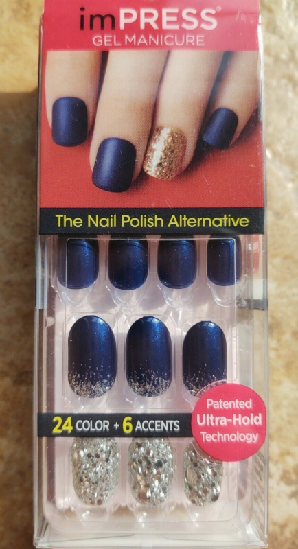 Kiss imPRESS Press-On Manicure One Step False Nails + Accents U PICK COLOR New!!