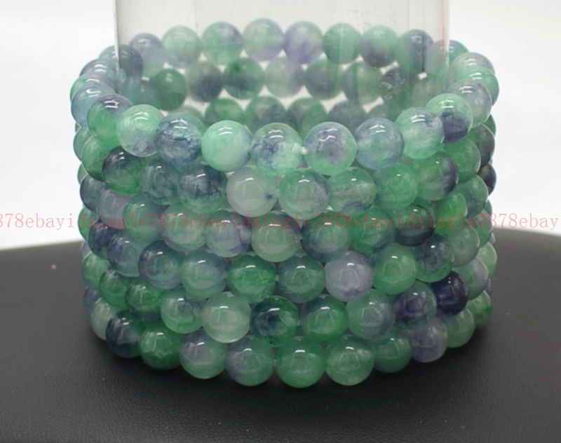 Wholesale Lots 6 Pcs 7.5" Natural Crystal Healing Gemstone Stretch Bracelet