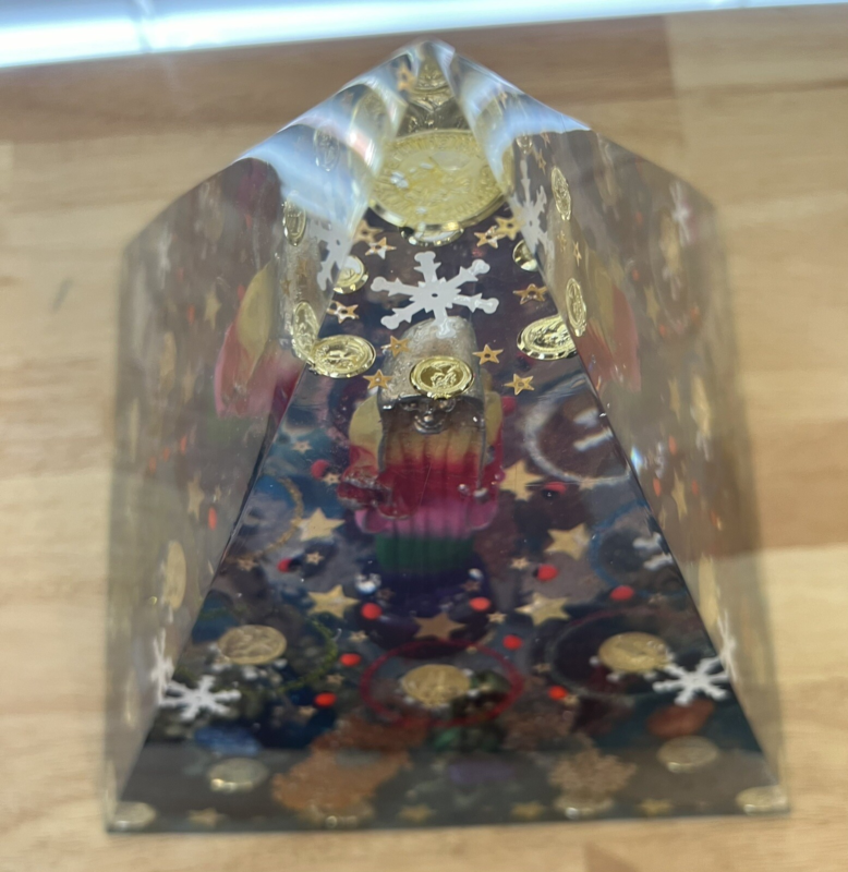 11x9x9  inches Orgonite Pyramid  Energy quartz crystal Metaphysical