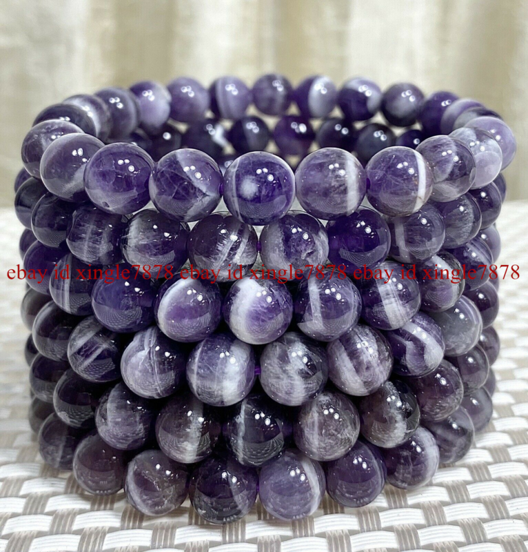 Wholesale Lots 6 Pcs 7.5" Natural Crystal Healing Gemstone Stretch Bracelet